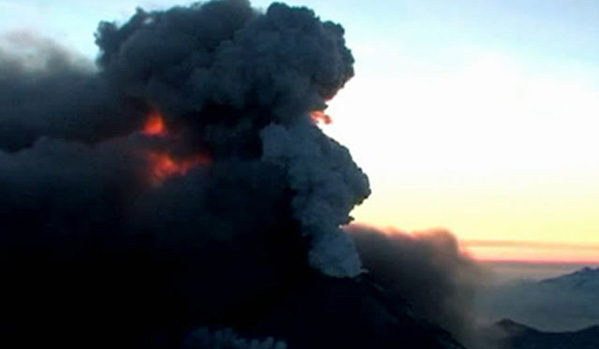 Sakurajima volcano erupts