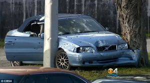 volvo riddled with bullets