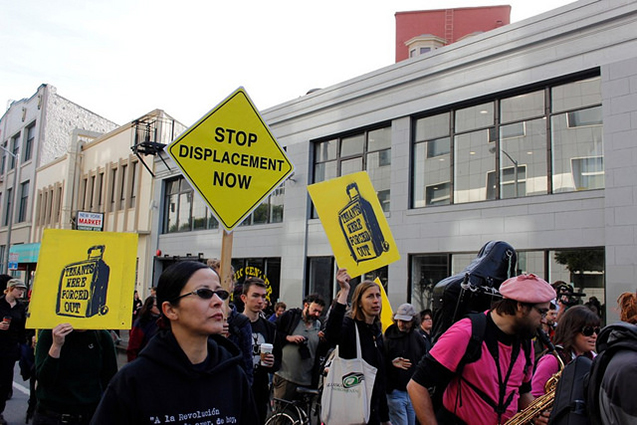 san francisco housing protest