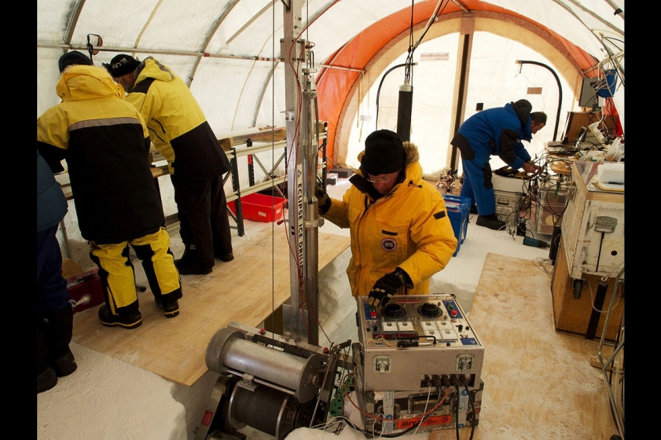 Click to enlarge Antarctic ice core