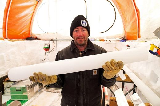 Click to enlarge ice core piece