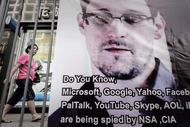 Click to enlarge Edward Snowden