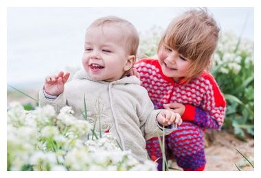 Click to enlarge Siblings Playing
