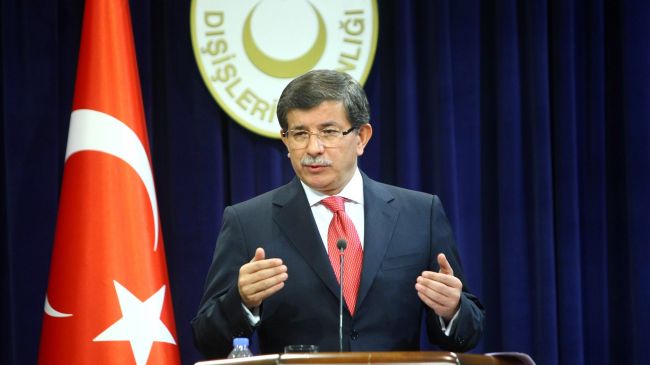 Turkish Foreign Minister Ahmet Davutoglu 