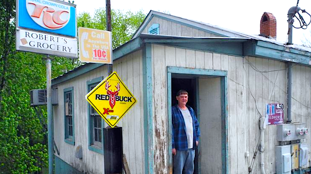 Guy in shack in Kentucky
