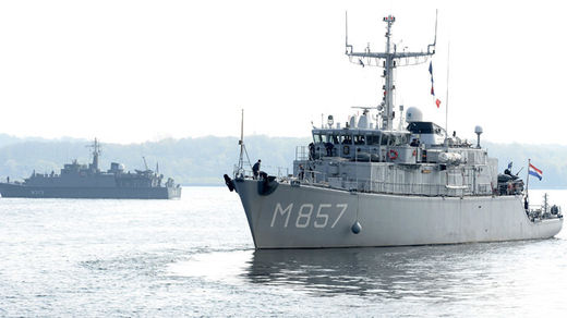 Click to enlarge NATO warship