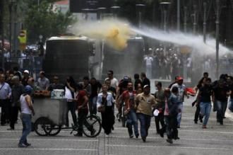 Click to enlarge mine protests turkey