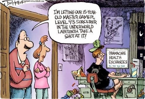 obamacare cartoon