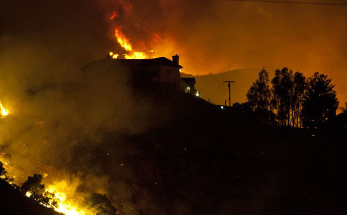 San Marcos, CA wildfire