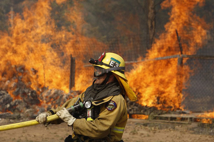 Cocos wildfire, CA