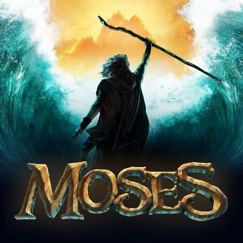 Moses parting the sea