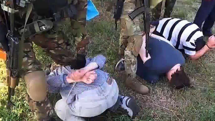 Click to enlarge Russian journalist captured in Ukraine
