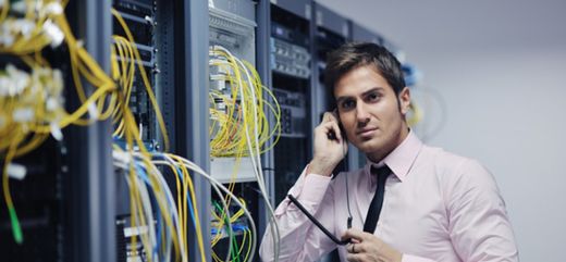 Click to enlarge guy monitoring phone calls