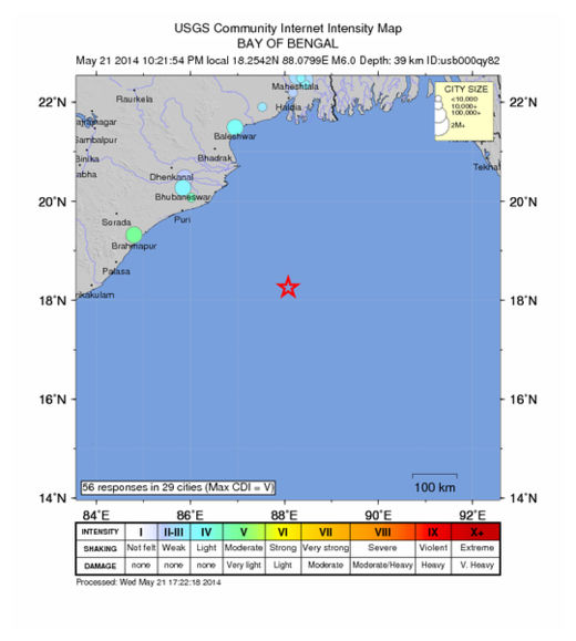 Paradip Garh Quake_210514