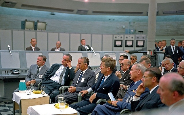 Click to enlarge JFK at NASA