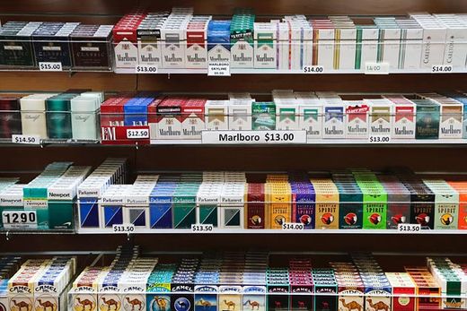 cigarette display