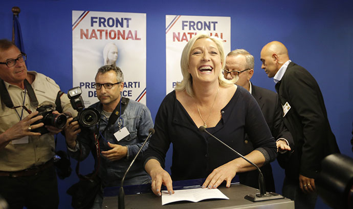 Click to enlarge Marine Le Pen