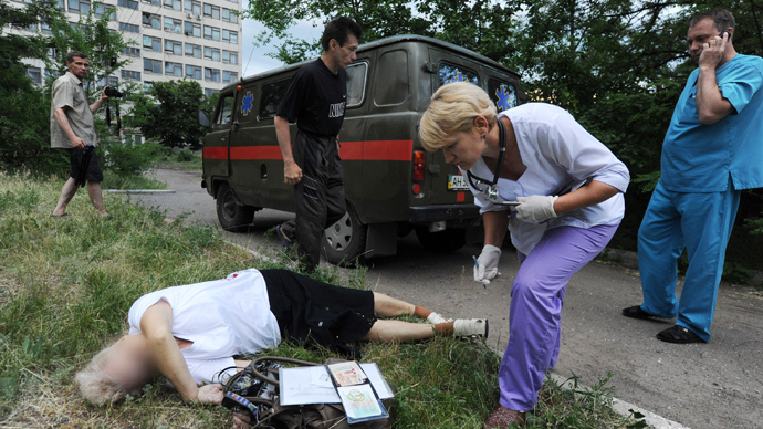 Fighting in Slavyansk