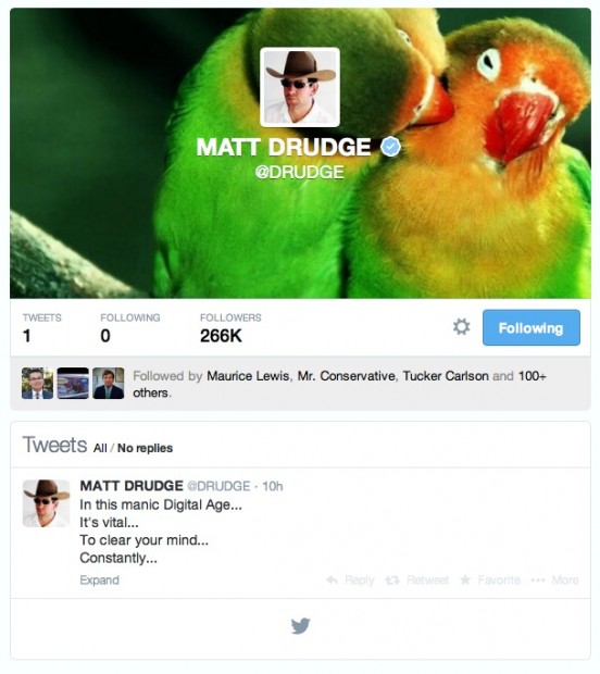 Click to enlarge Matt Drudge, Drudge