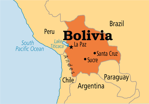 Bolivia map
