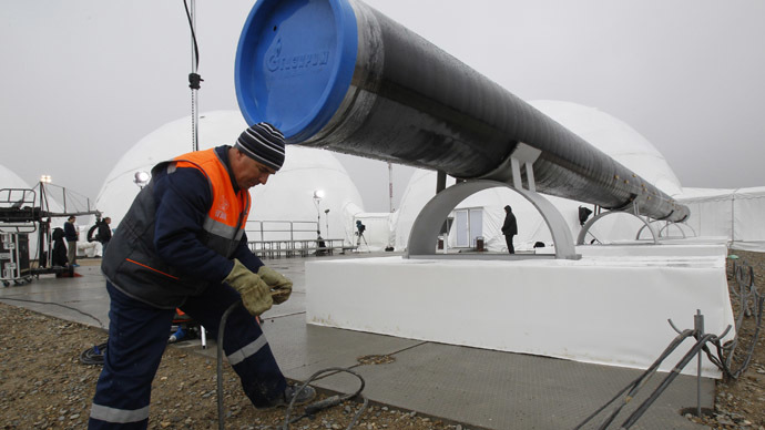 Click to enlarge Gas pipe line