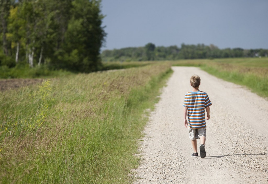 Boy Walking