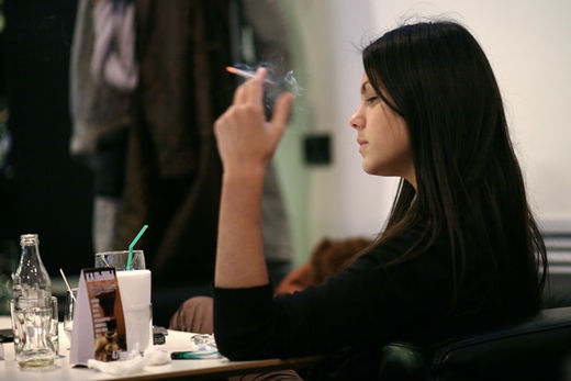 Click to enlarge smoking cafe