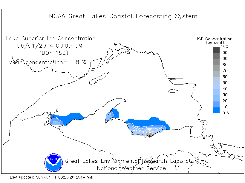 Click to enlarge Lake superior ice 1