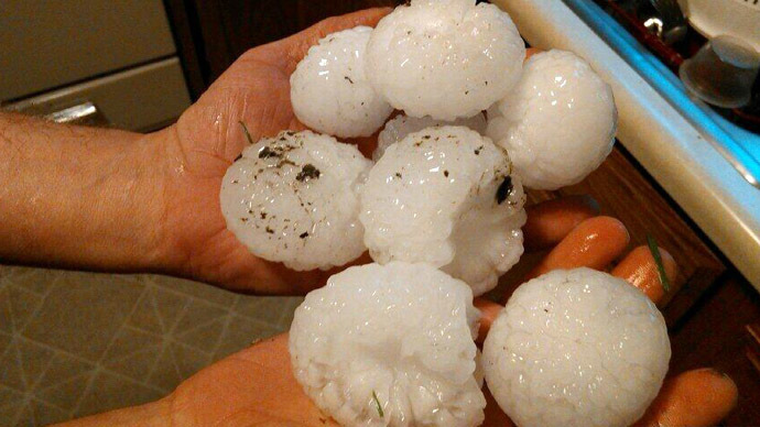 Hail in Nebraska