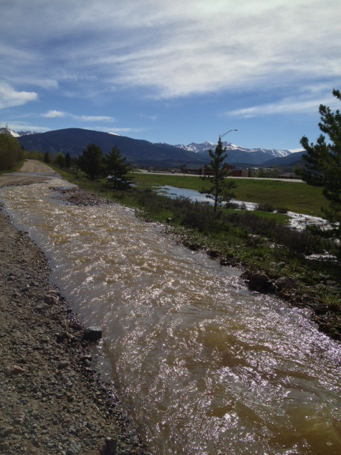 Click to enlarge Flooding along Meadow Creek Road