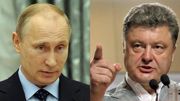 Click to enlarge putin poroshenko