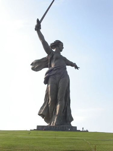 Victory day statue