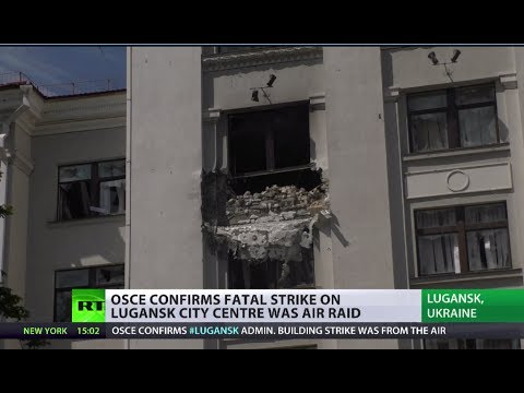 Lugansk admin building attack