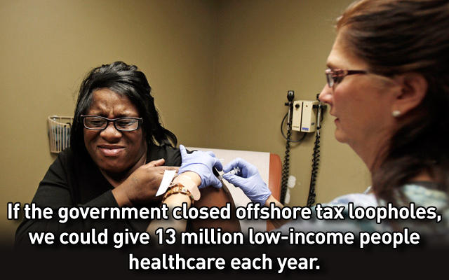 Click to enlarge taxes, healthcare