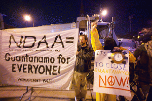 NDAA and Guantanamo Protest