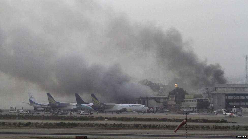 Click to enlarge Karachi Airport attack