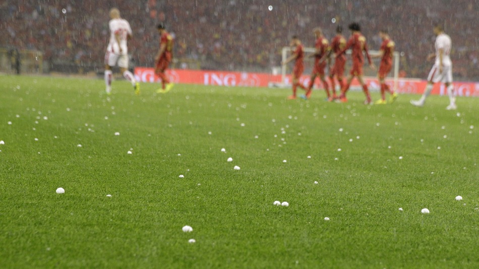 hail soccer game