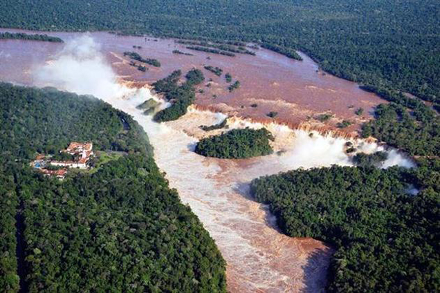 Iguazu falls Flood