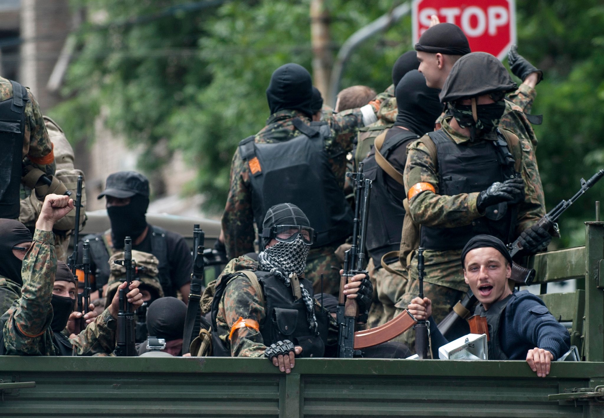 Ukrainian soldiers
