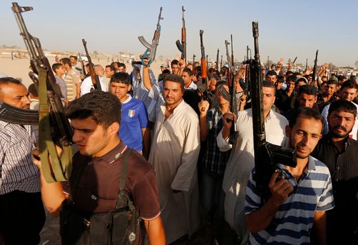 Iraqi Army volunteers