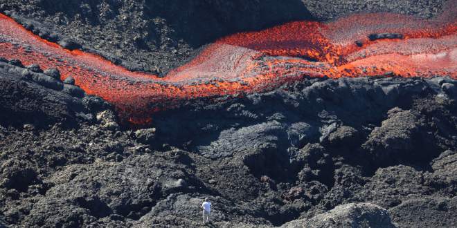 Reunion volcano