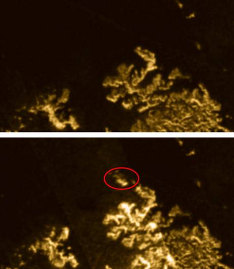 Magic Island on Titan