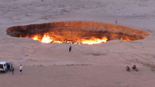 Click to enlarge turkmenistan gas crater