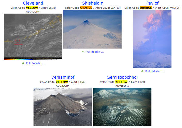 Alaska volcanoes