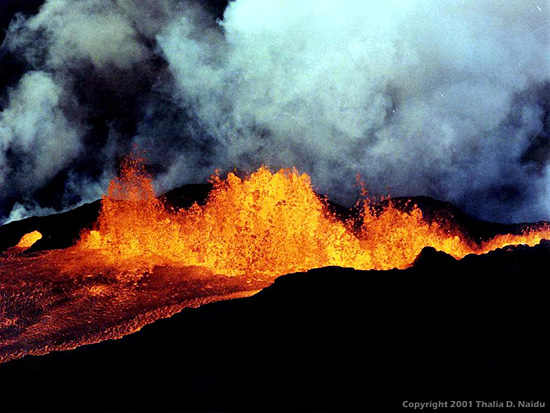 dark clouds, volcano eruption