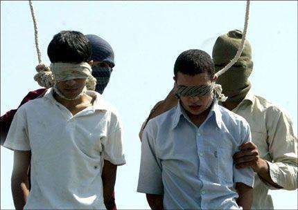 Click to enlarge 2 boys being hung