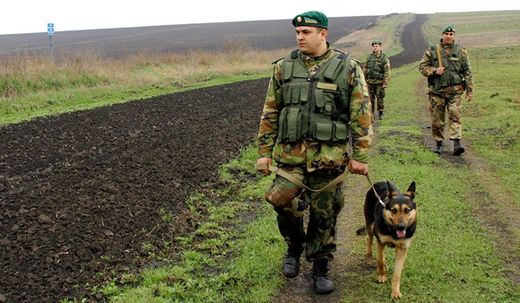 Ukrainian border guards