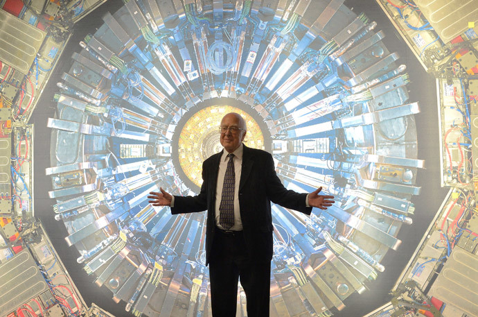 Click to enlarge Peter Higgs