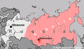 Click to enlarge Map of Siberia