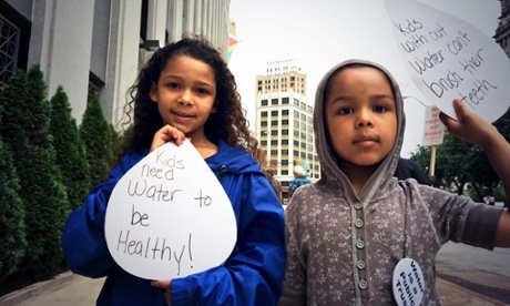 Children in Detroit